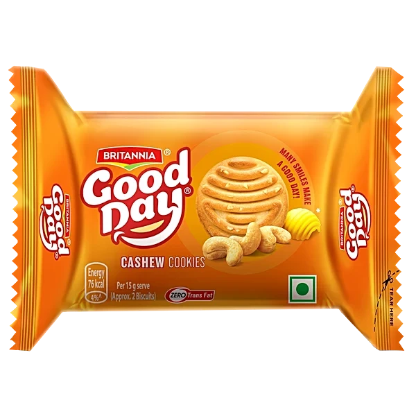 BRITANNIA GOOD DAY CASHEW COOKIES