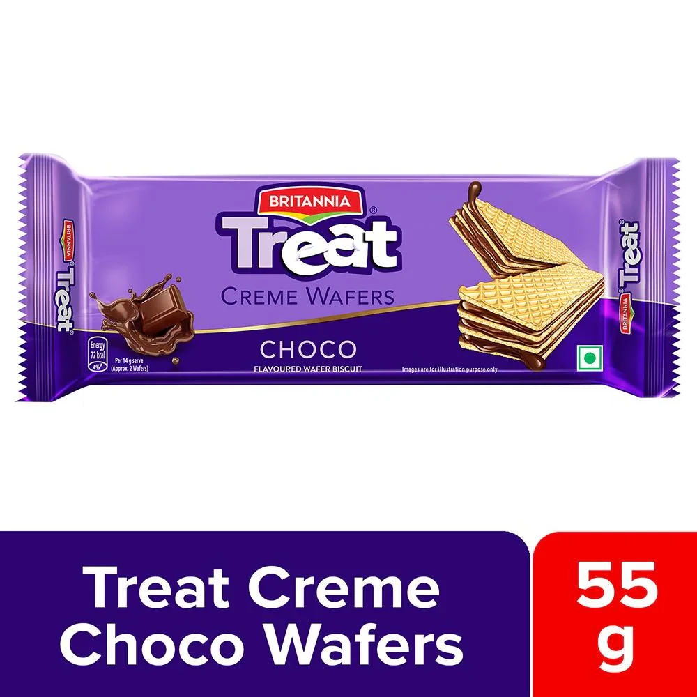 BRITANNIA TREAT CREME WAFERS