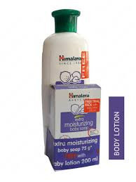 HIMALAYA LOTION 200 ML BABY SOAP FREE 75G