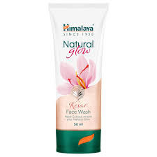 HIMALAYA NATURAL GLOW KESAR FACE WASH 50ML