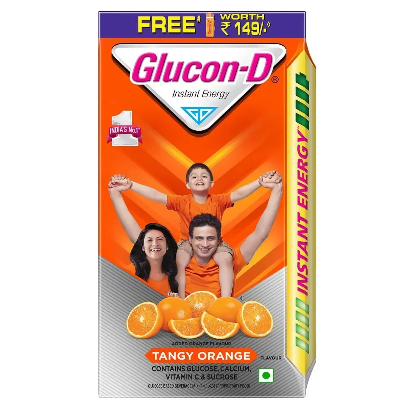 GLUCON-D TANGY ORANGE 1KG