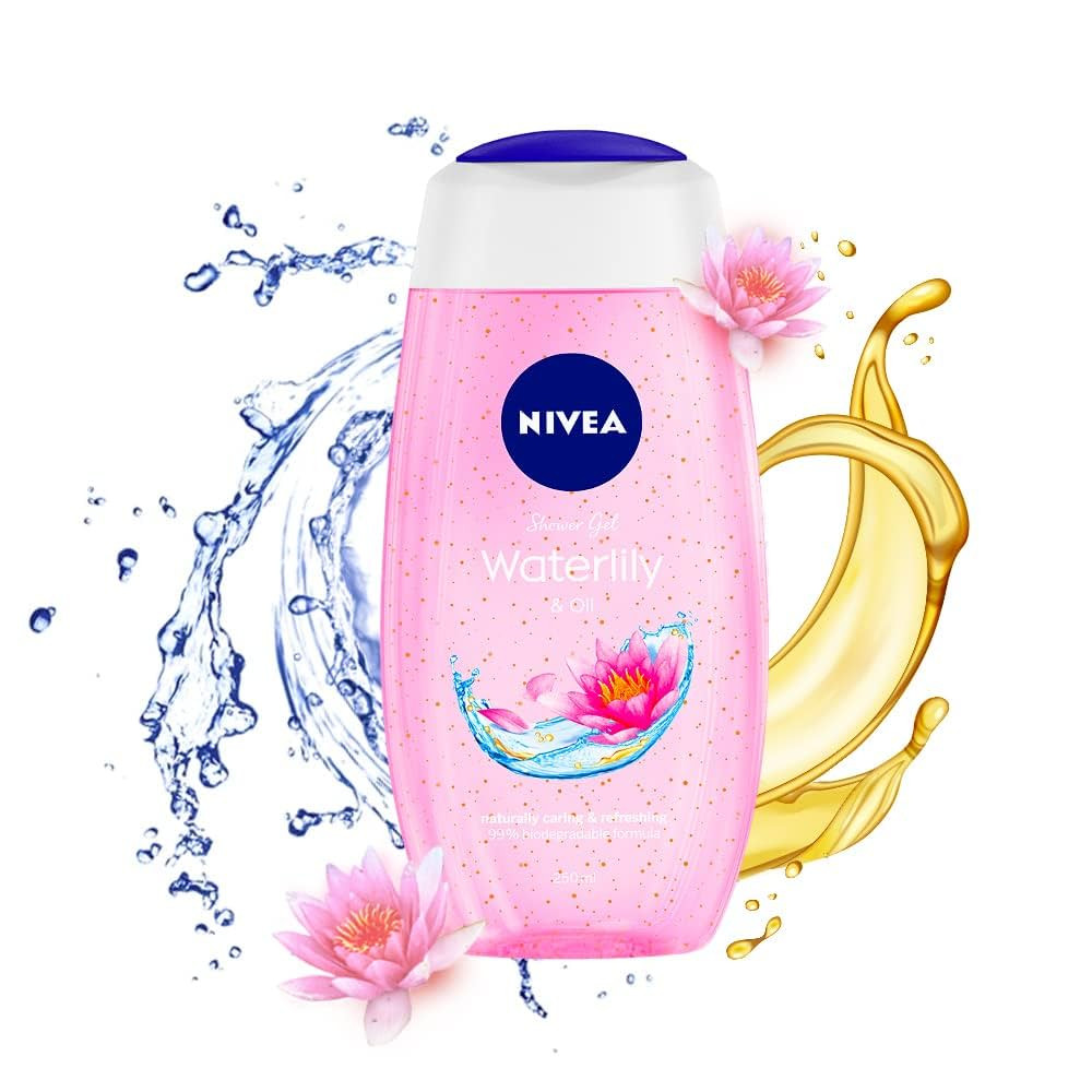 NIVEA WATERLILY & OIL SHOWER GEL 250ML