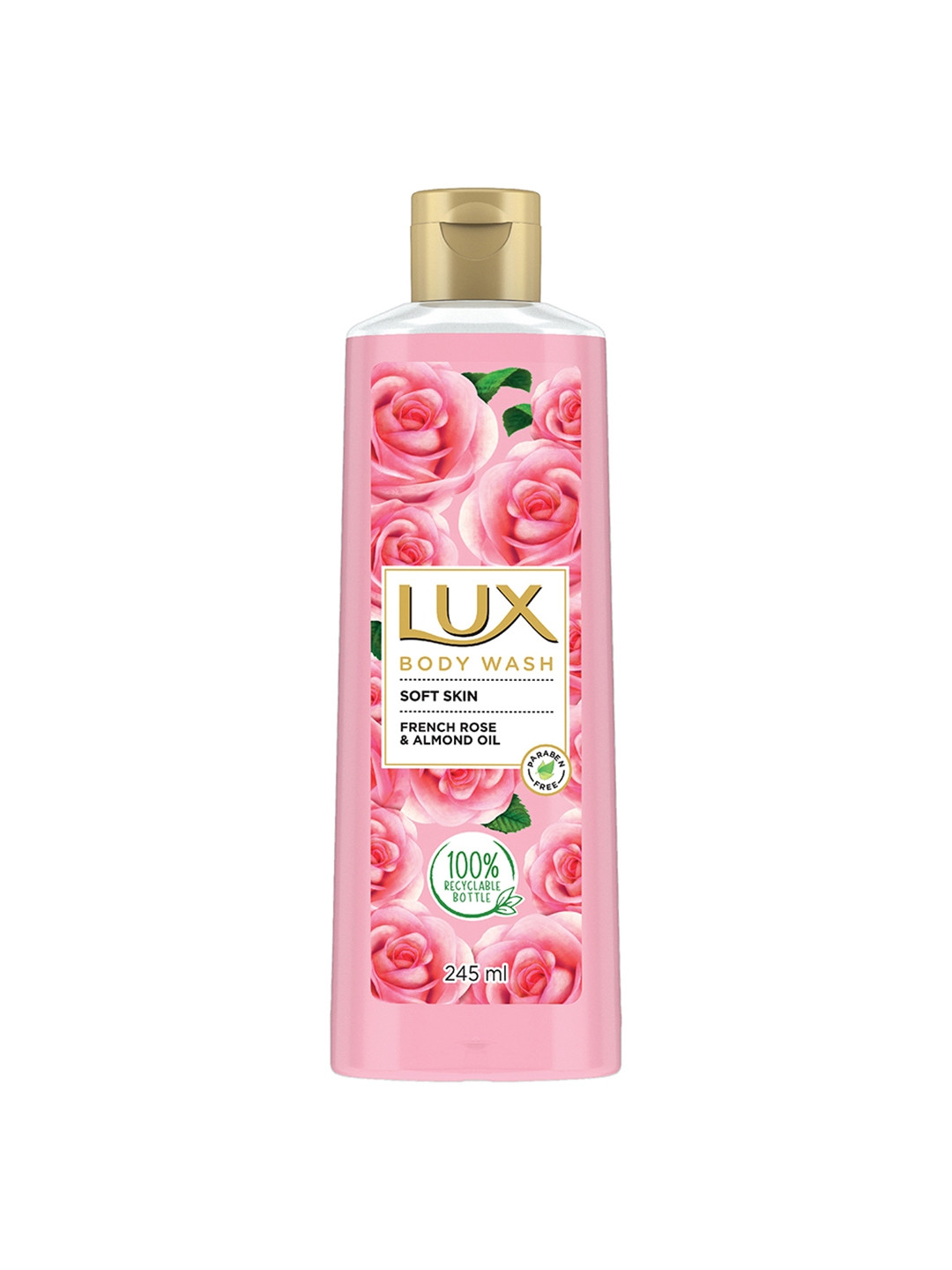 LUX BODY WASH SOFT ROSE 245ML