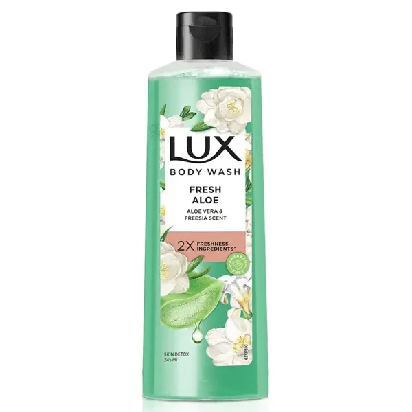 LUX FRESH ALOE BODY WASH 245ML