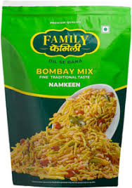 FAMILY BOMBAY MIX NAMKEEN 400G OFFER 25 MRP COOKIES FREE