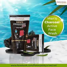PATANJALI MAN'S CHARCOAL ACTIVE FACE WASH 100G